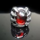 Devil Hand Ring with Austria Red Crystal - TR128